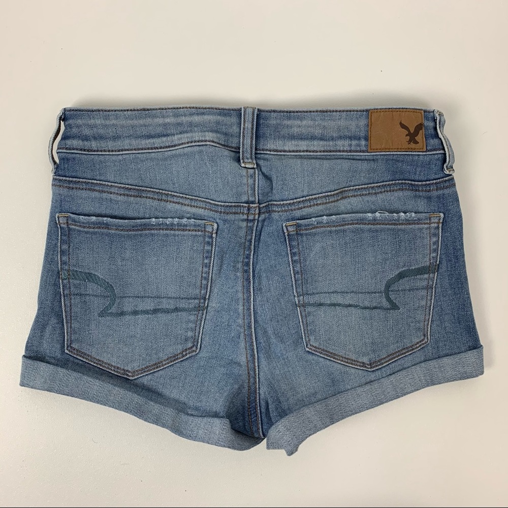 American Eagle Women’s Hi-Rise Shortie Size 6 - Picture 2 of 6